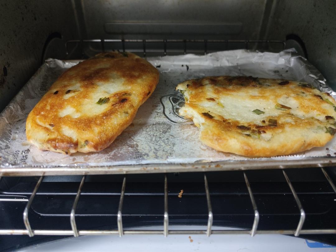 椒盐香葱烧饼