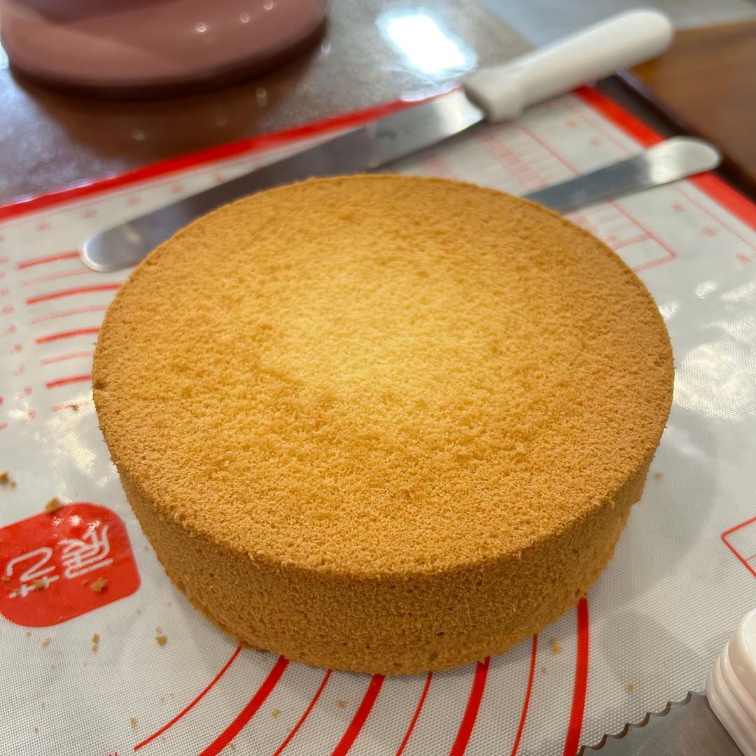 超柔软6寸戚风蛋糕(附8寸配方)零失败 超详细‼️含操作视频