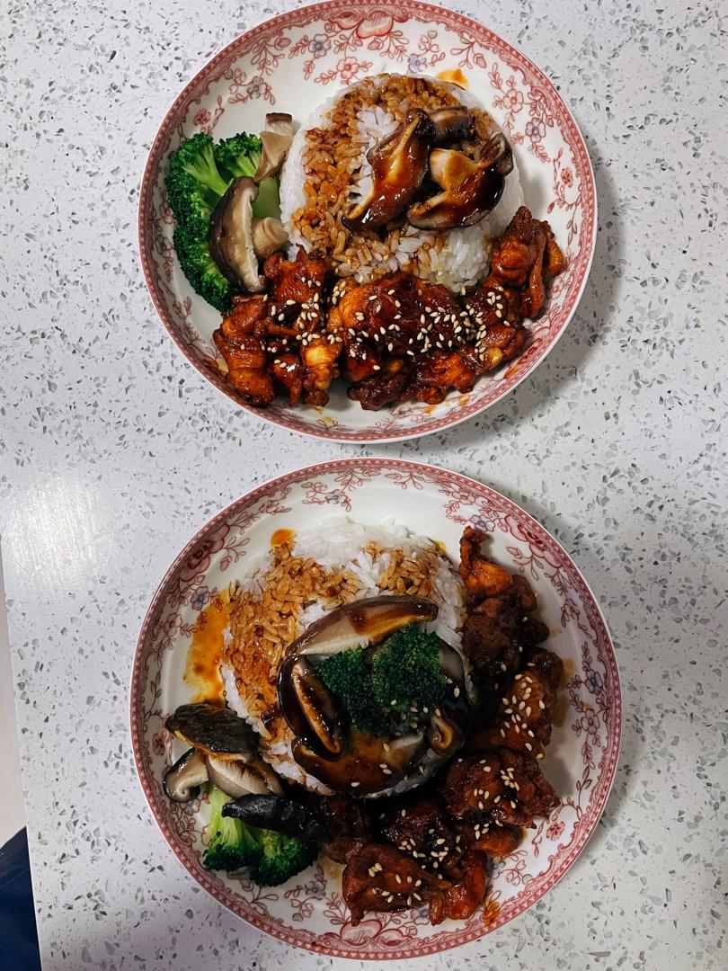 照烧鸡腿饭