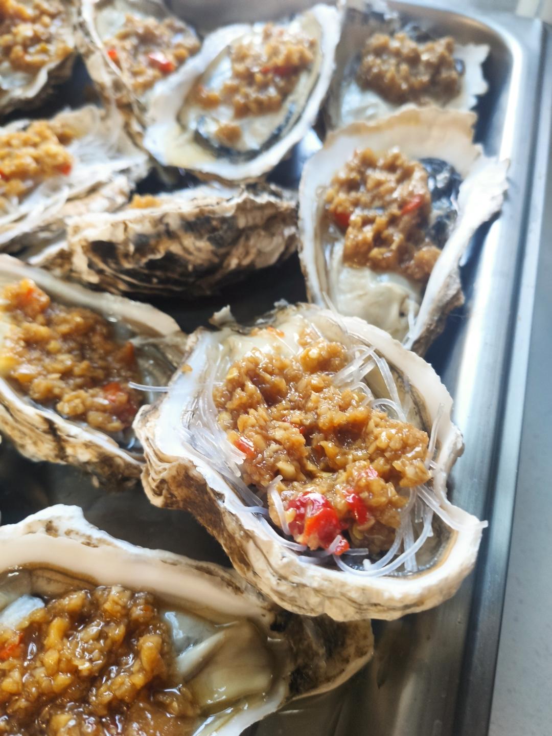 超简单～蒸蒜蓉生蚝