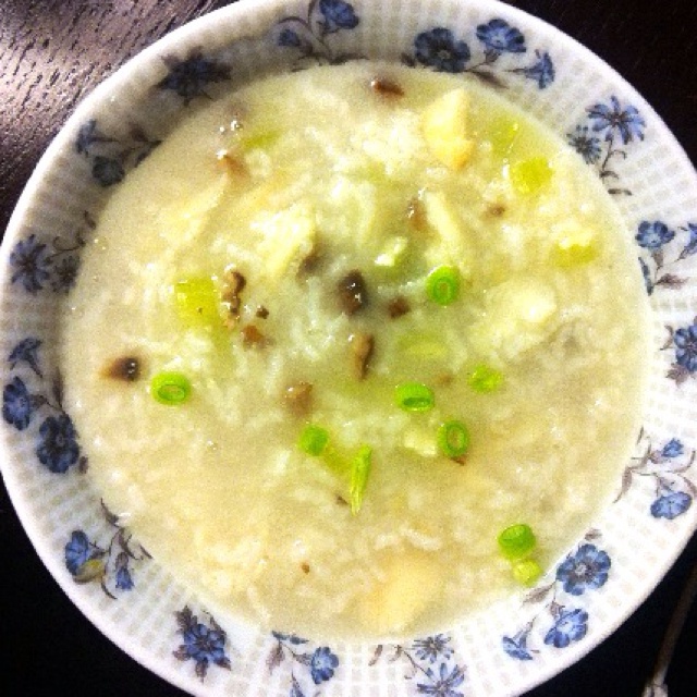 香菇鱼片粥