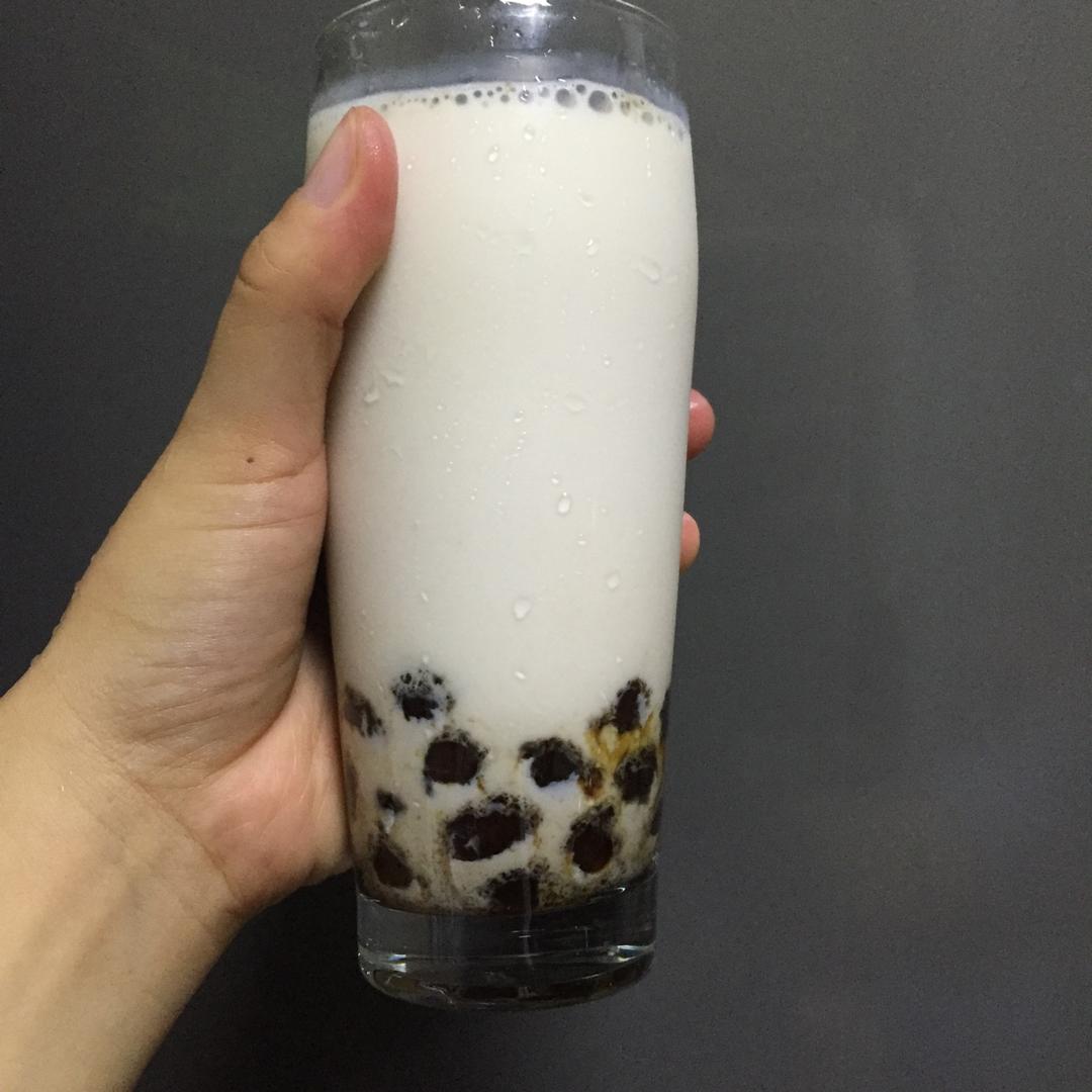 黑糖珍珠鲜奶-在家喝鹿角巷