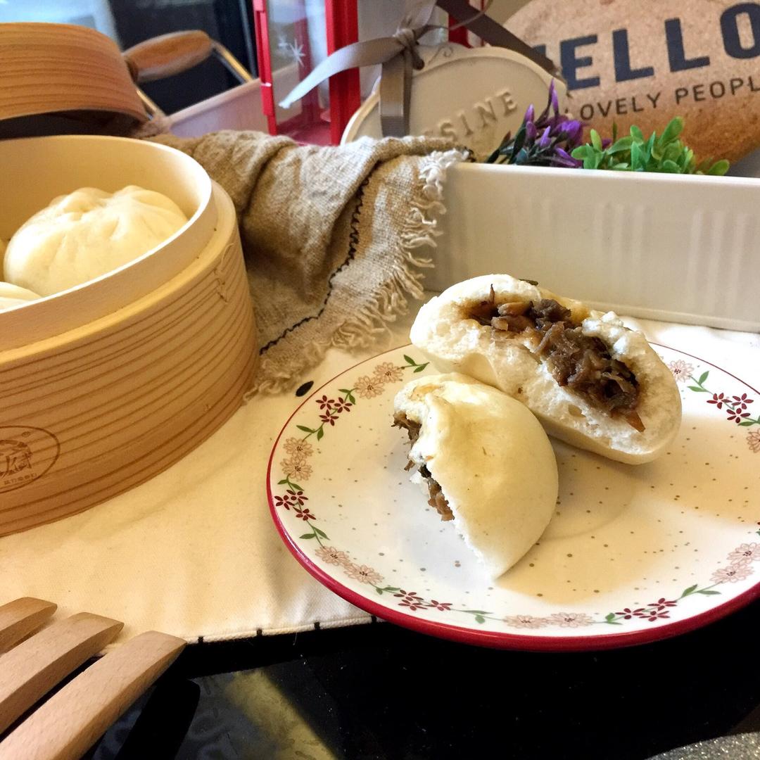【好吃不骚的】梅干菜鸭肉包