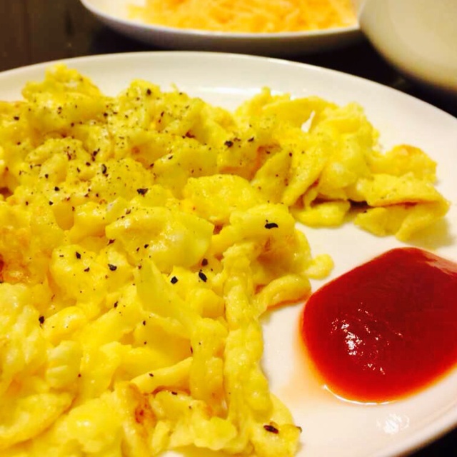 美式炒蛋 scrambled eggs