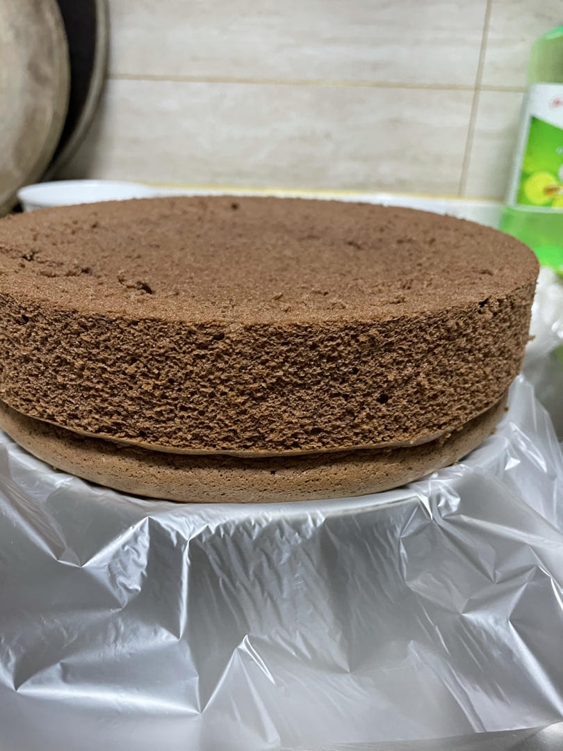 巧克力戚风蛋糕6寸(基础易成功版)