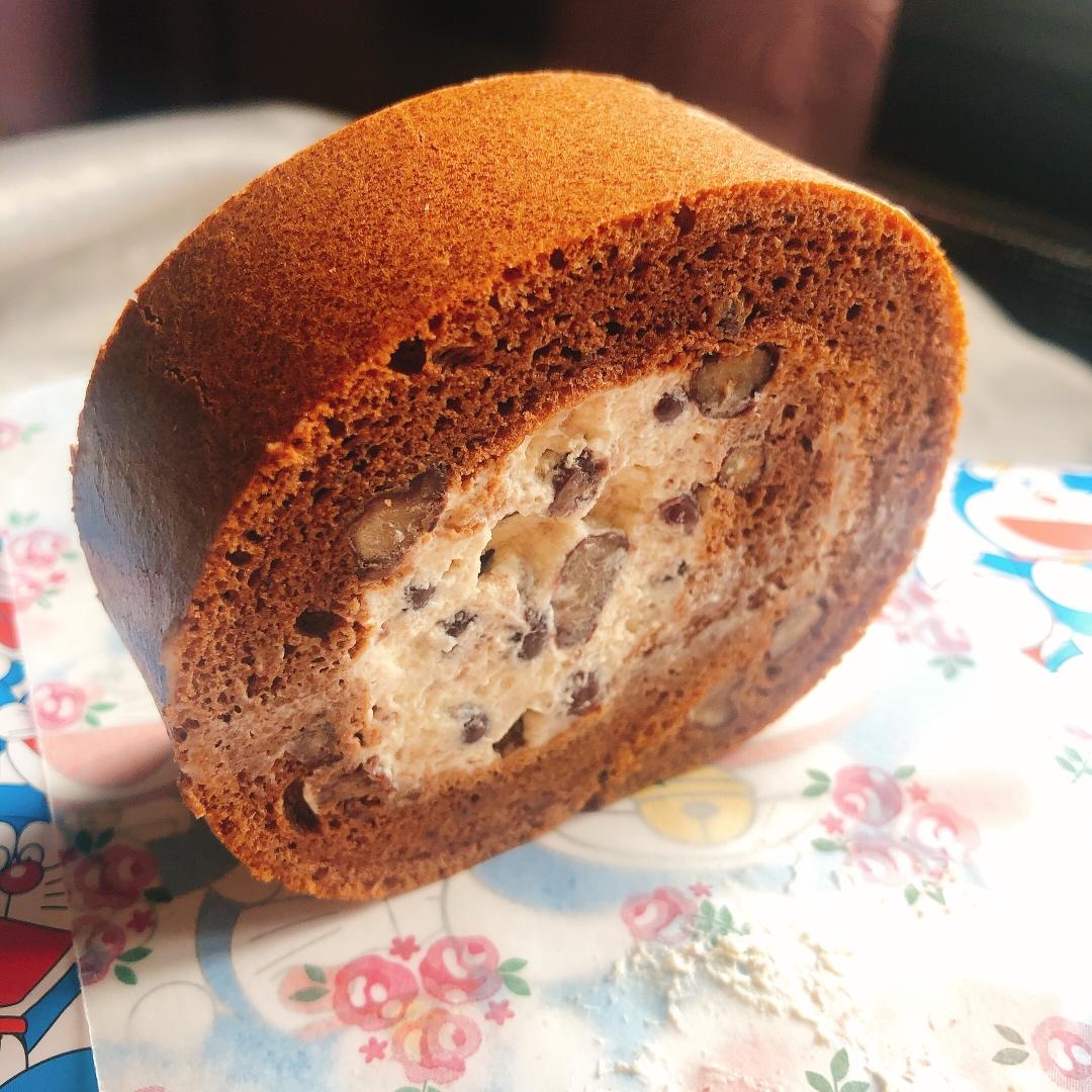 抹茶奶冻可可蛋糕卷