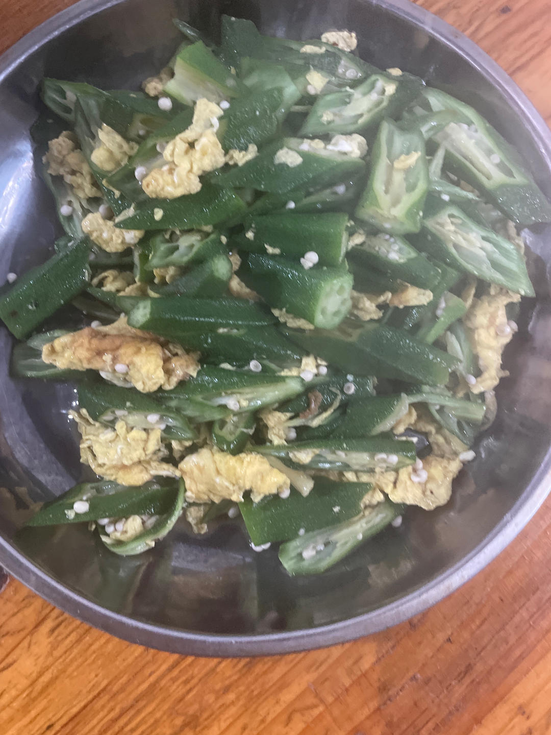 秋葵炒蛋
