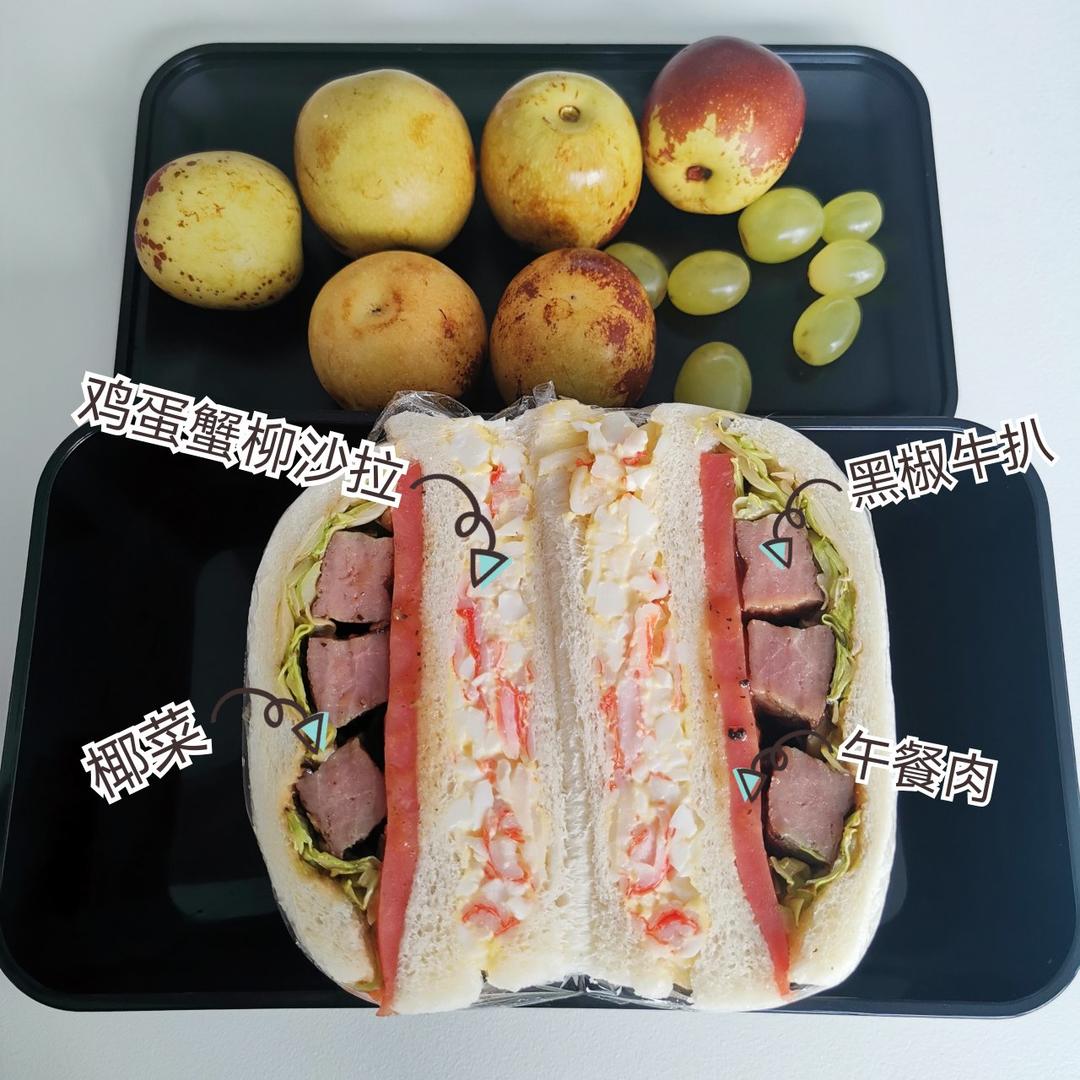 吐司这样吃-一周减脂三明治不重样