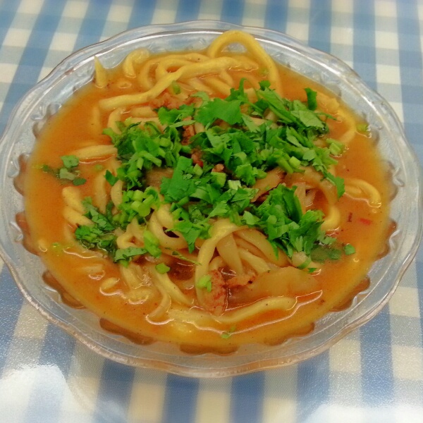 香辣榨菜肉丝面