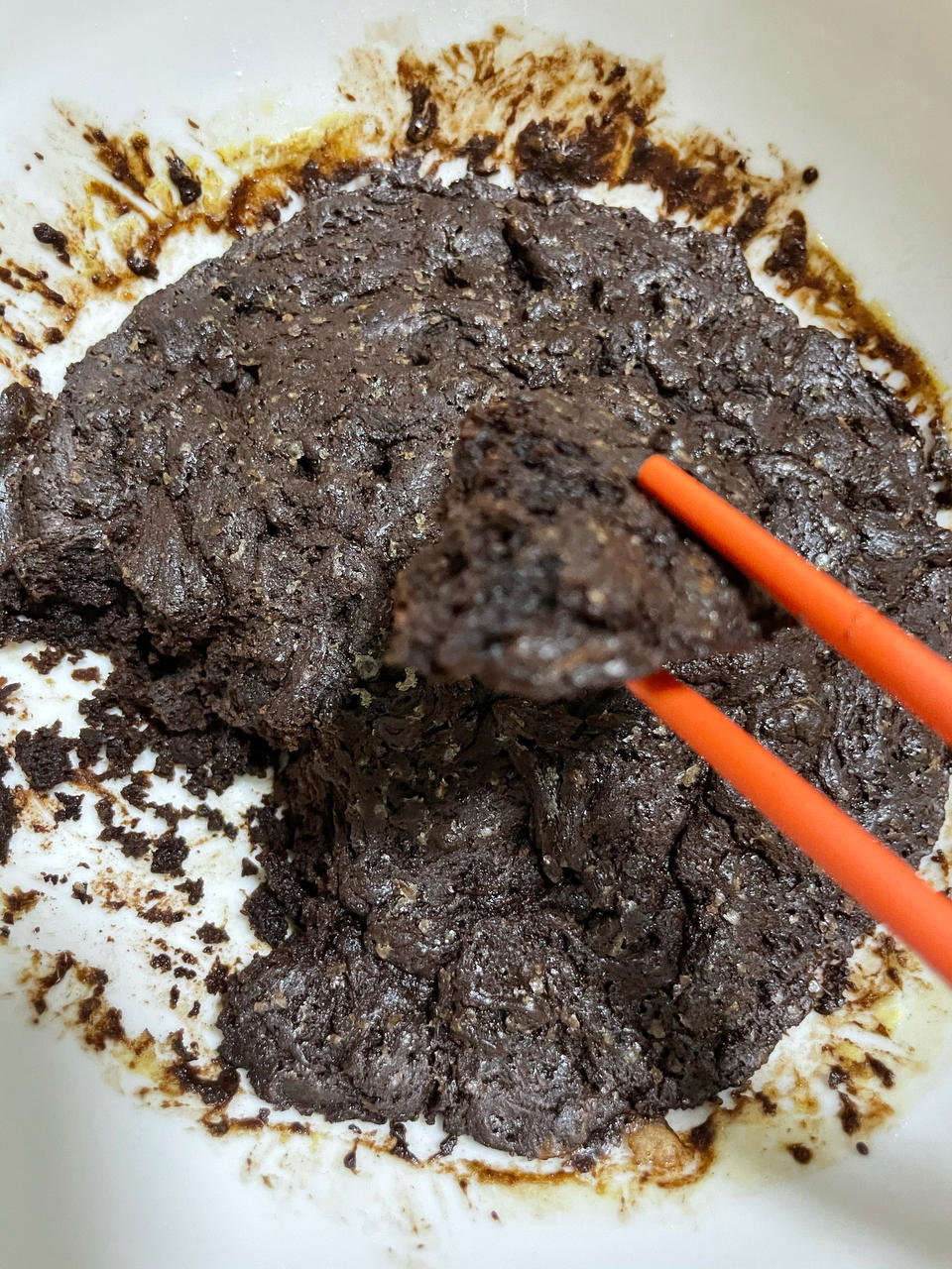 原来布朗尼这么简单！【空气炸锅巧克力布郎尼】（超简单详细步骤图）