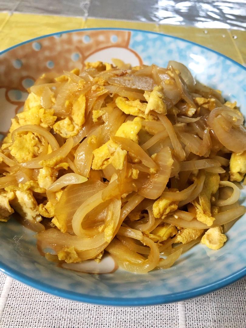 洋葱炒鸡蛋