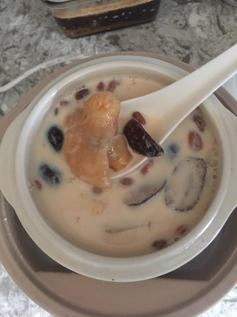 花胶炖牛奶