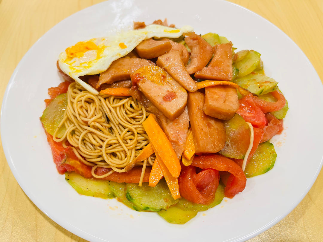 番茄浓汤捞面🔥绝绝子的中式早餐汤面✅