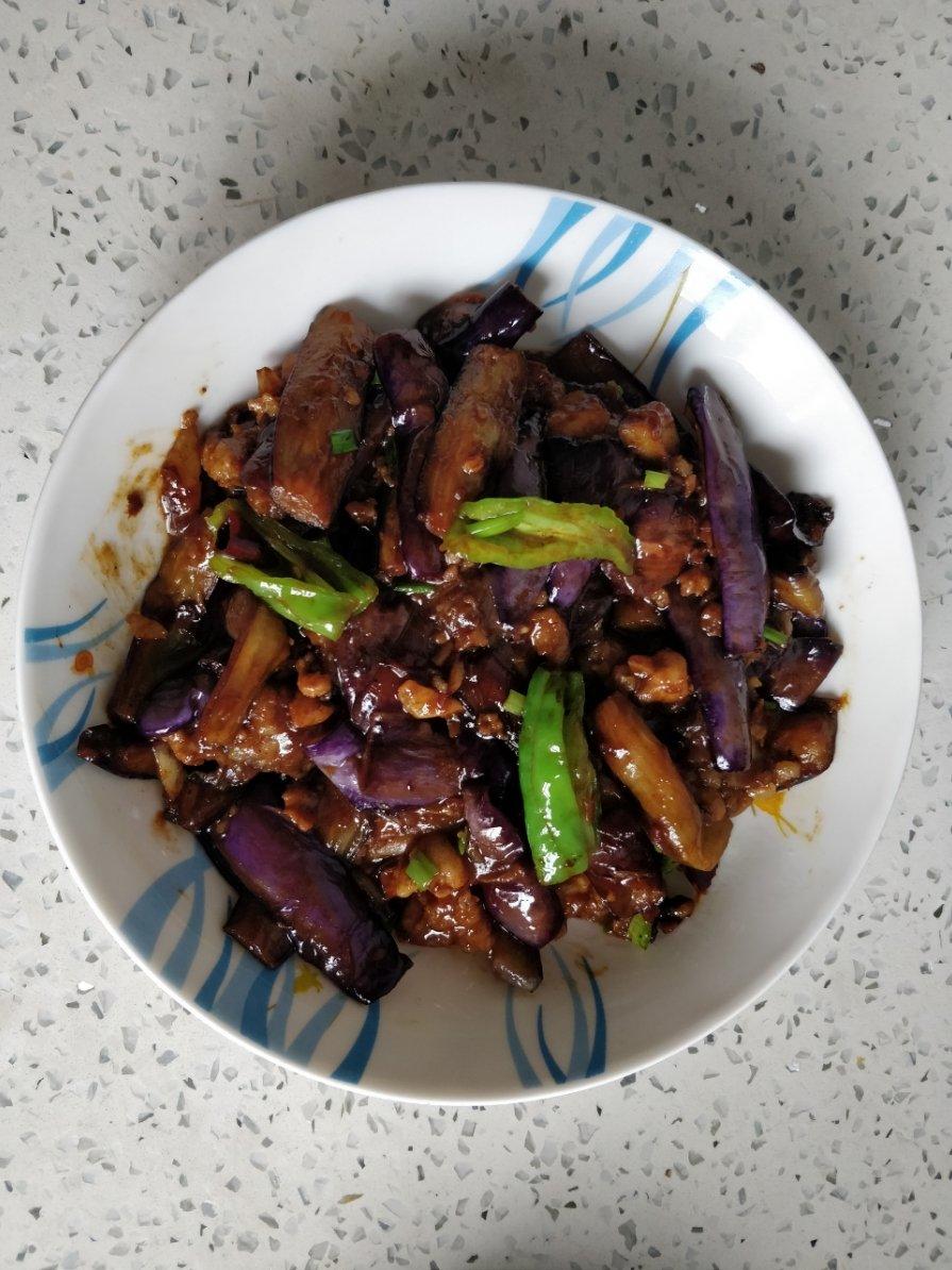 红烧肉沫茄子