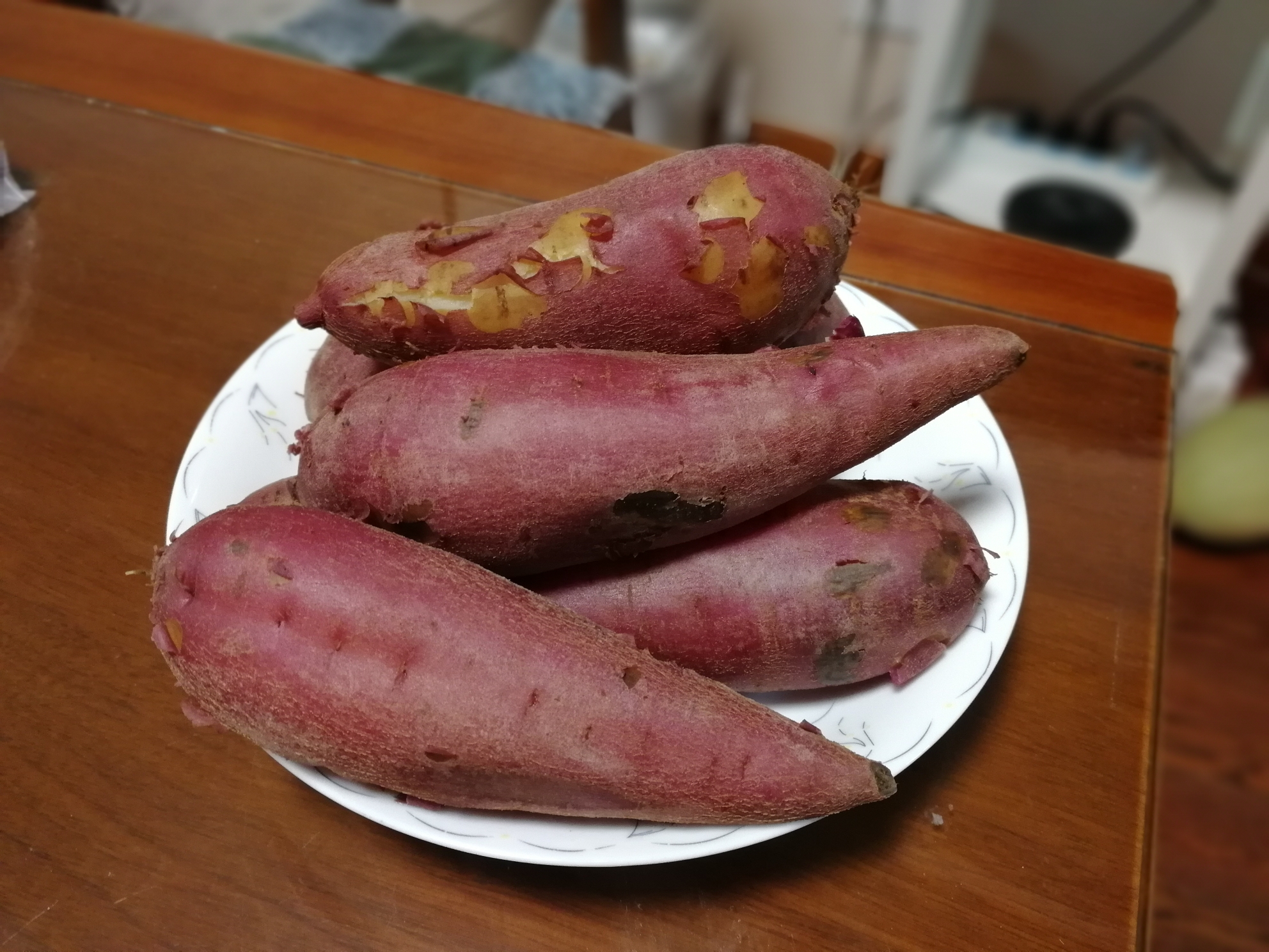 电饭煲焖红薯（地瓜）的做法