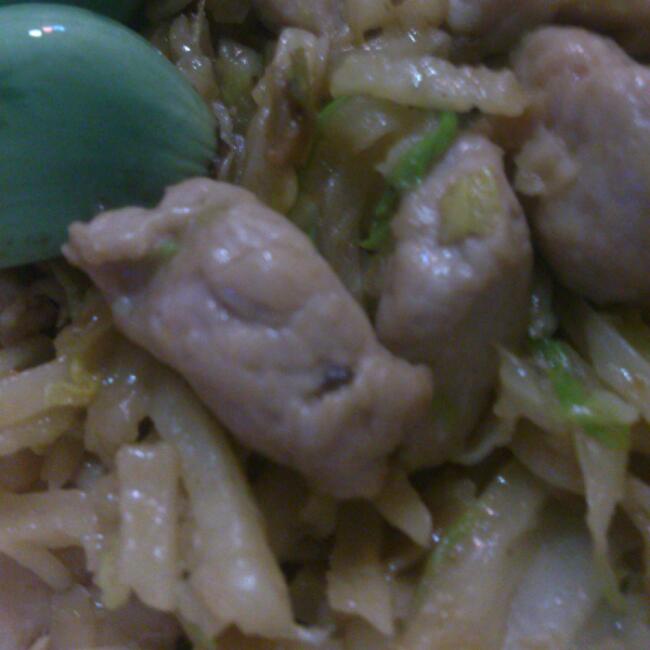 肉丝炒饼