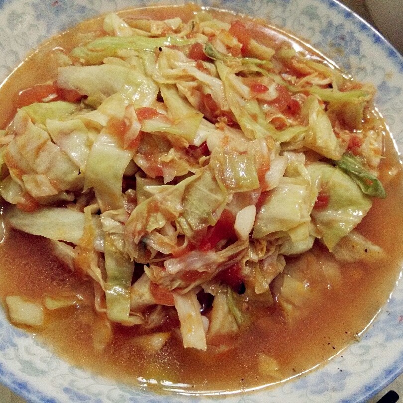 番茄圆白菜