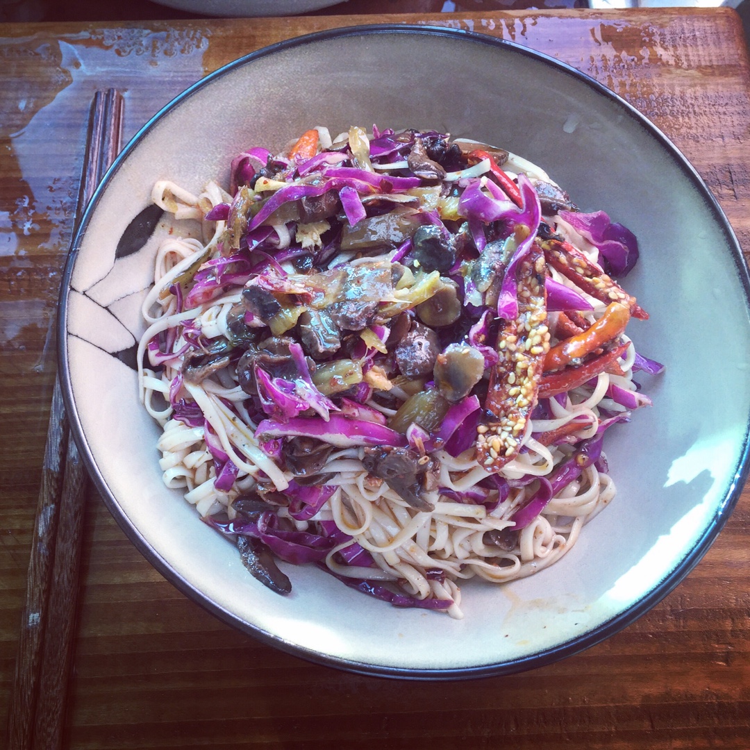 夏日快手凉拌面