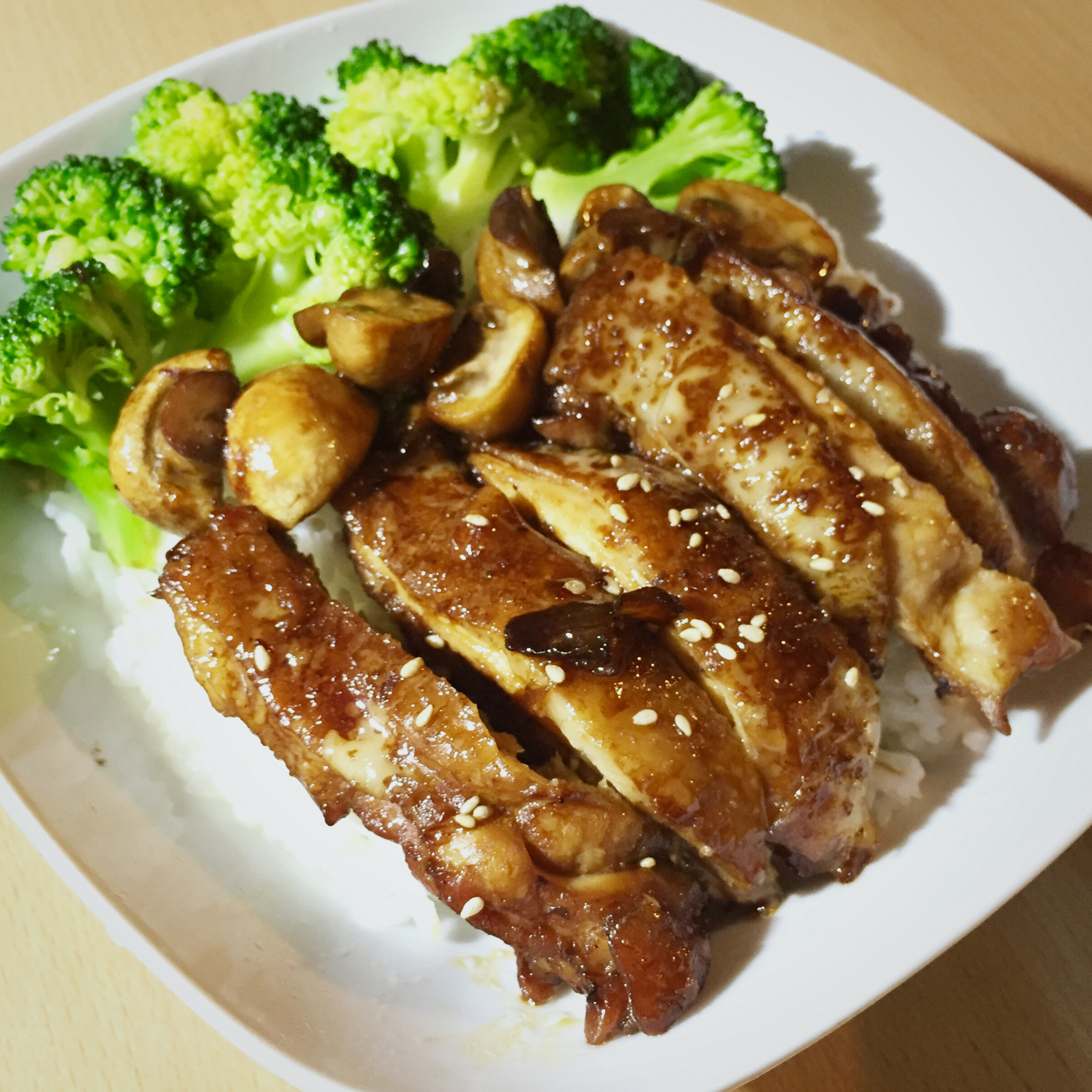 照烧鸡腿饭