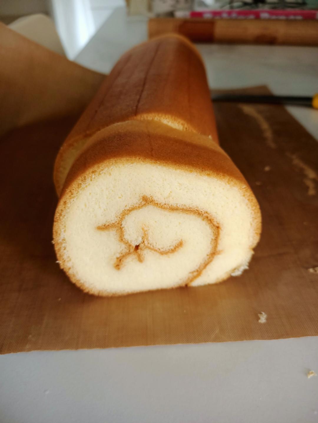 原味基础蛋糕卷