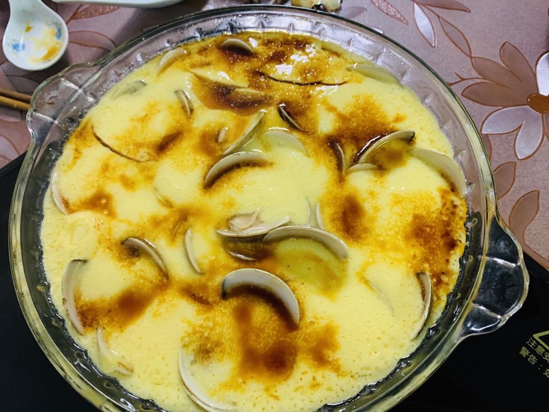 超滑嫩的蛤蜊炖蛋