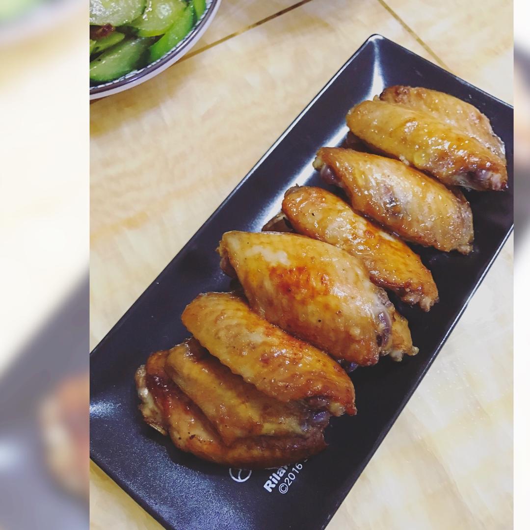 蜜汁鸡翅 Honey Coated Roast Chicken Wings
