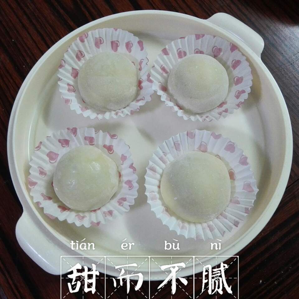 腹黑白胖子——奥利奥雪媚娘