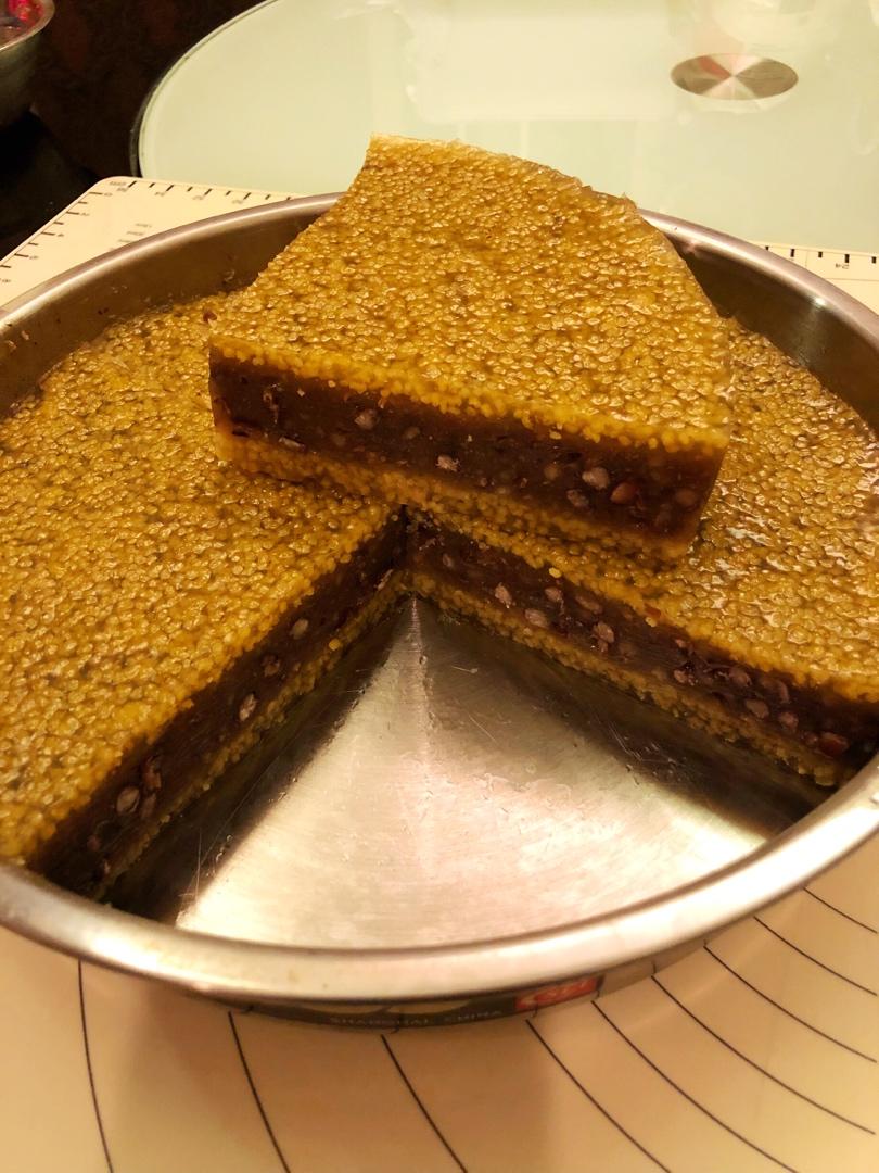 小米红豆杂粮马蹄糕