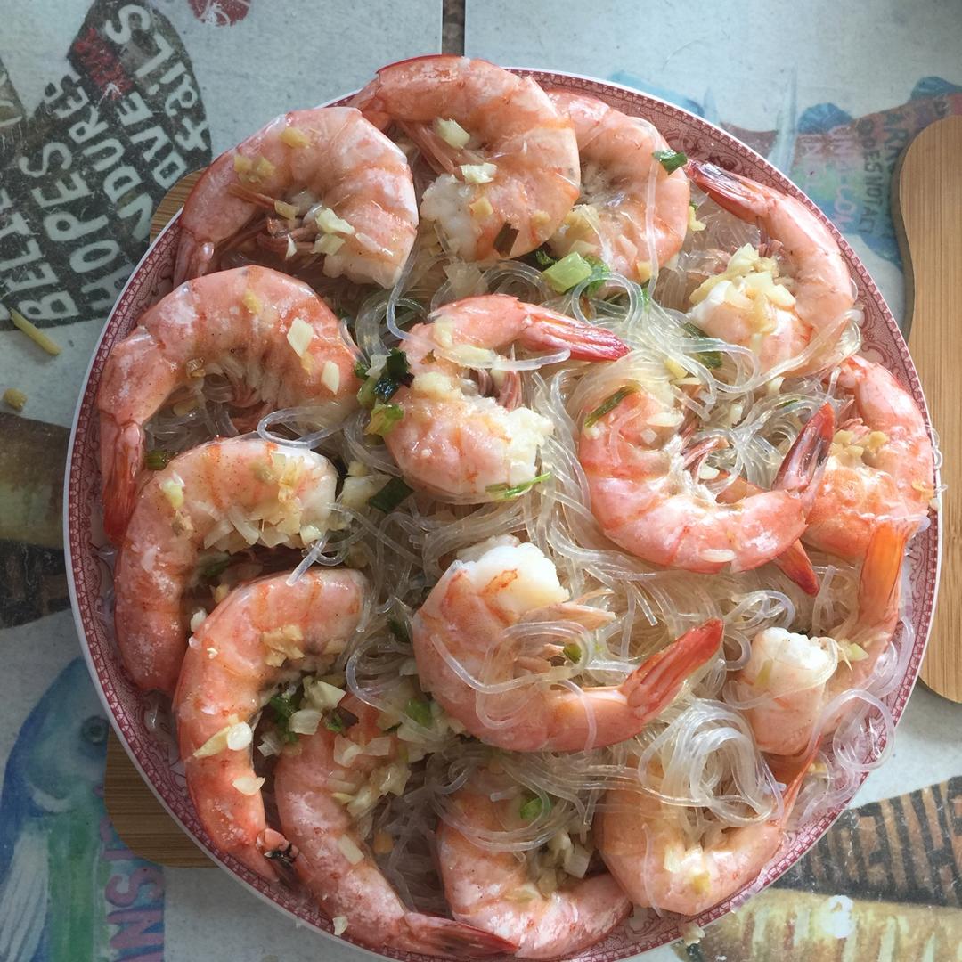 蒜蓉粉丝蒸虾