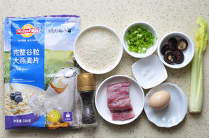燕麦鸡蛋瘦肉粥的做法 步骤1