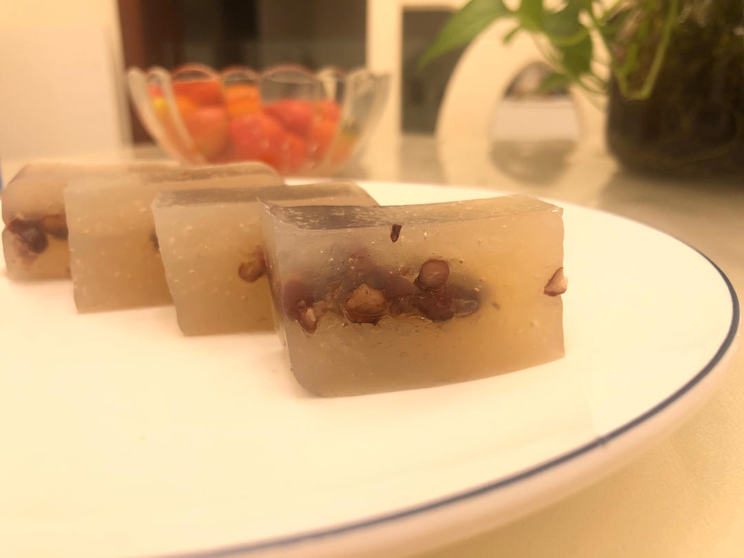 蜜红豆马蹄糕