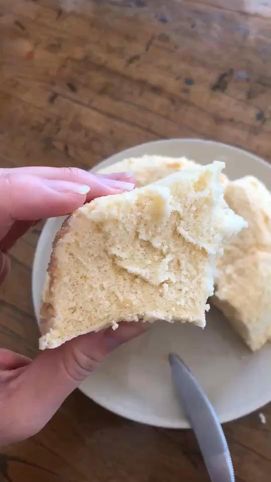 蒸蛋糕🎂不锈钢盆蒸蛋糕