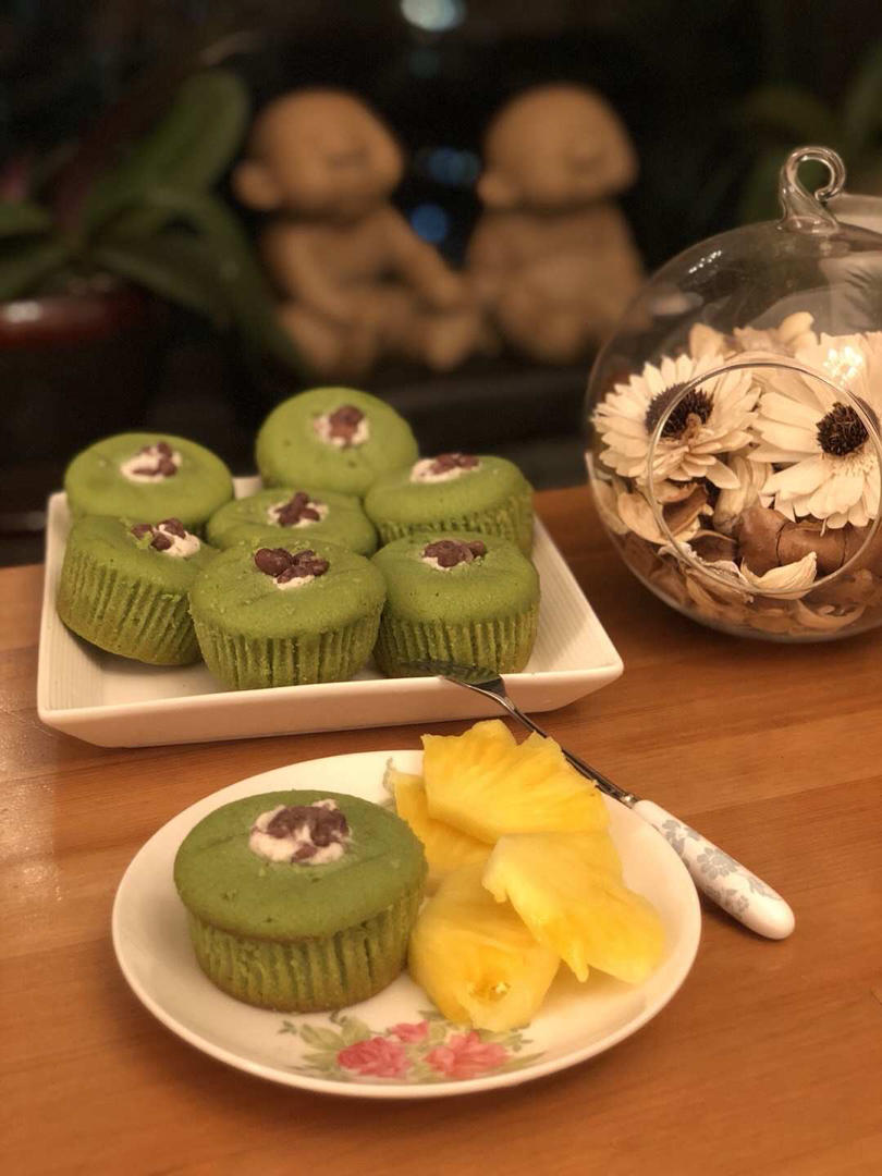 抹茶纸杯蛋糕