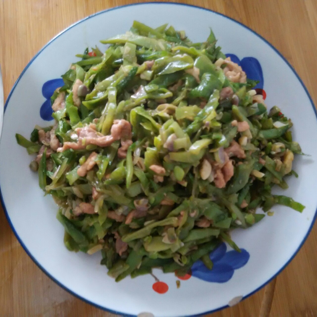 扁豆丝炒肉