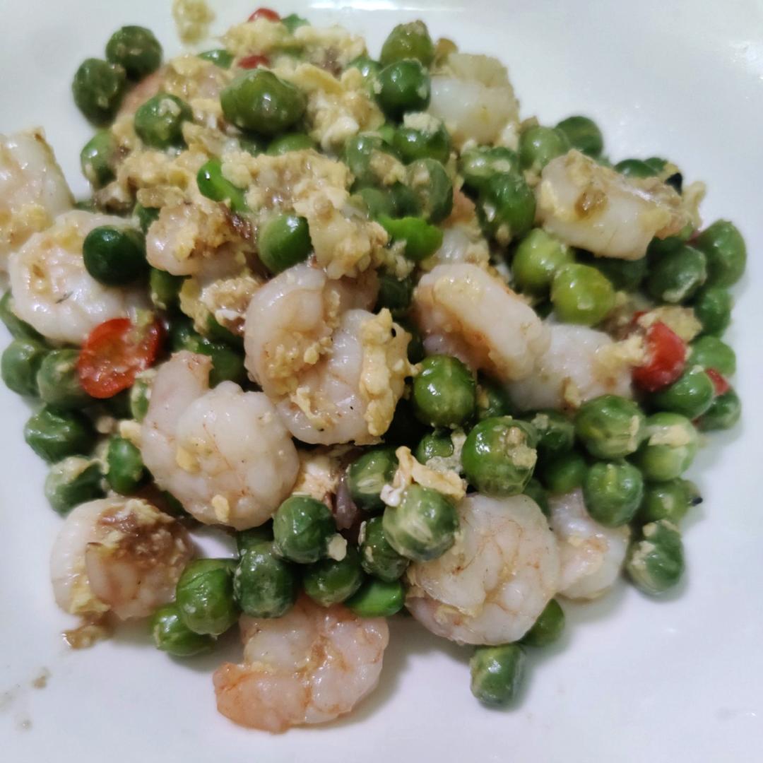 低脂豌豆虾仁滑蛋
