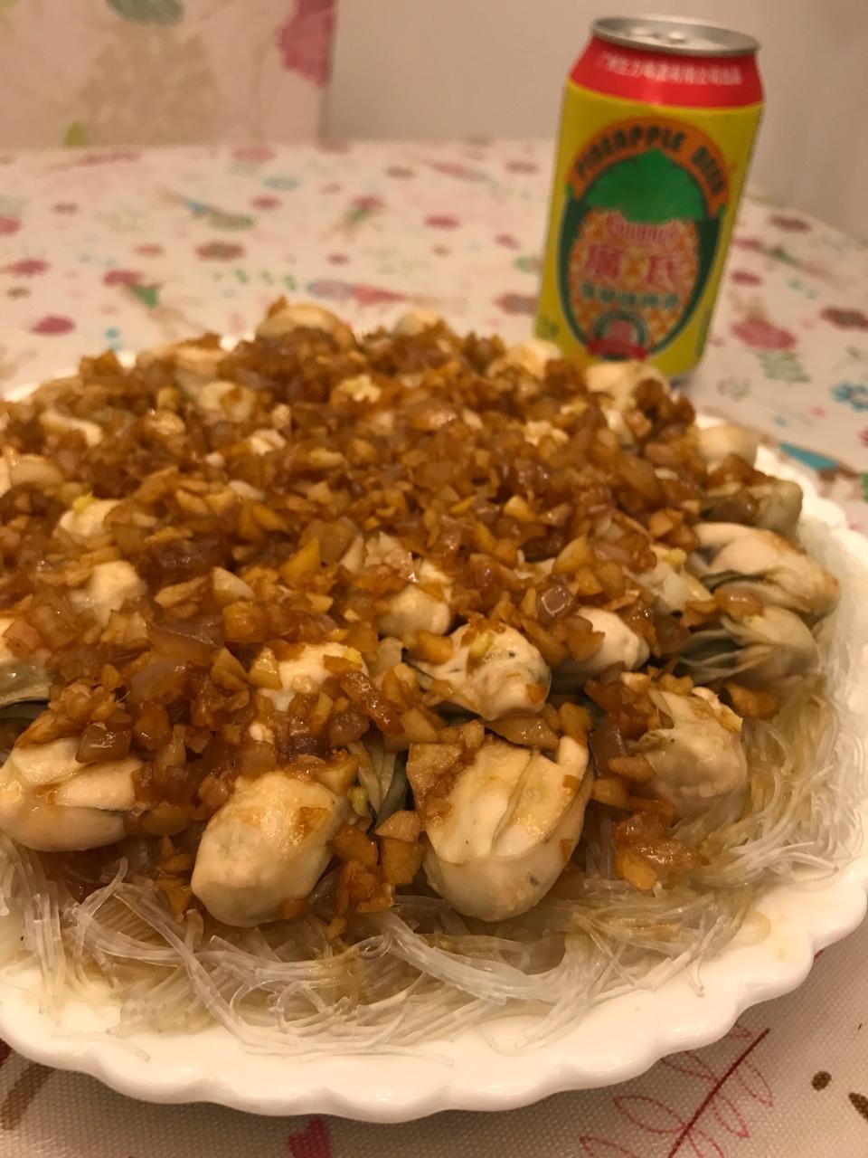粉丝蒜蓉蒸生蚝