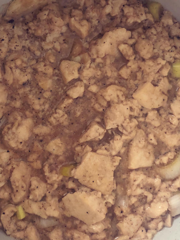 葱烧豆腐