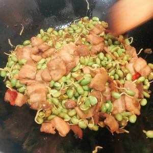 肉炒青豆的做法 步骤3