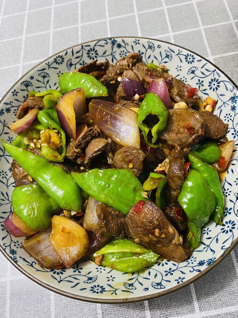 尖椒炒牛肉