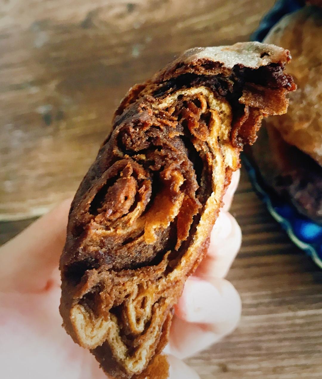 清秋照满楼做的麻酱红糖烧饼火烧