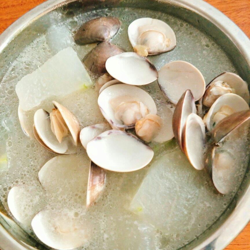 暗哑做的文蛤冬瓜汤