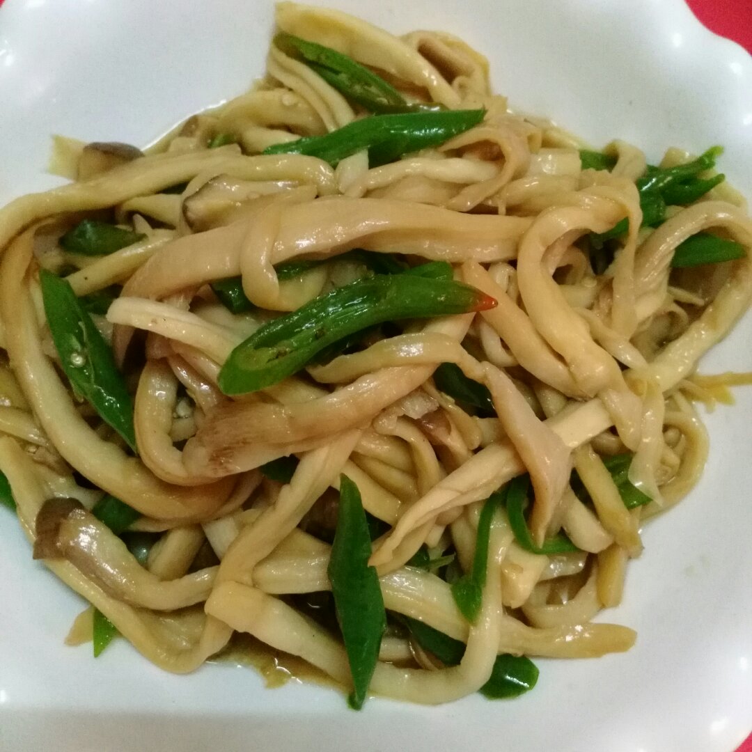 辣炒手撕杏鮑菇