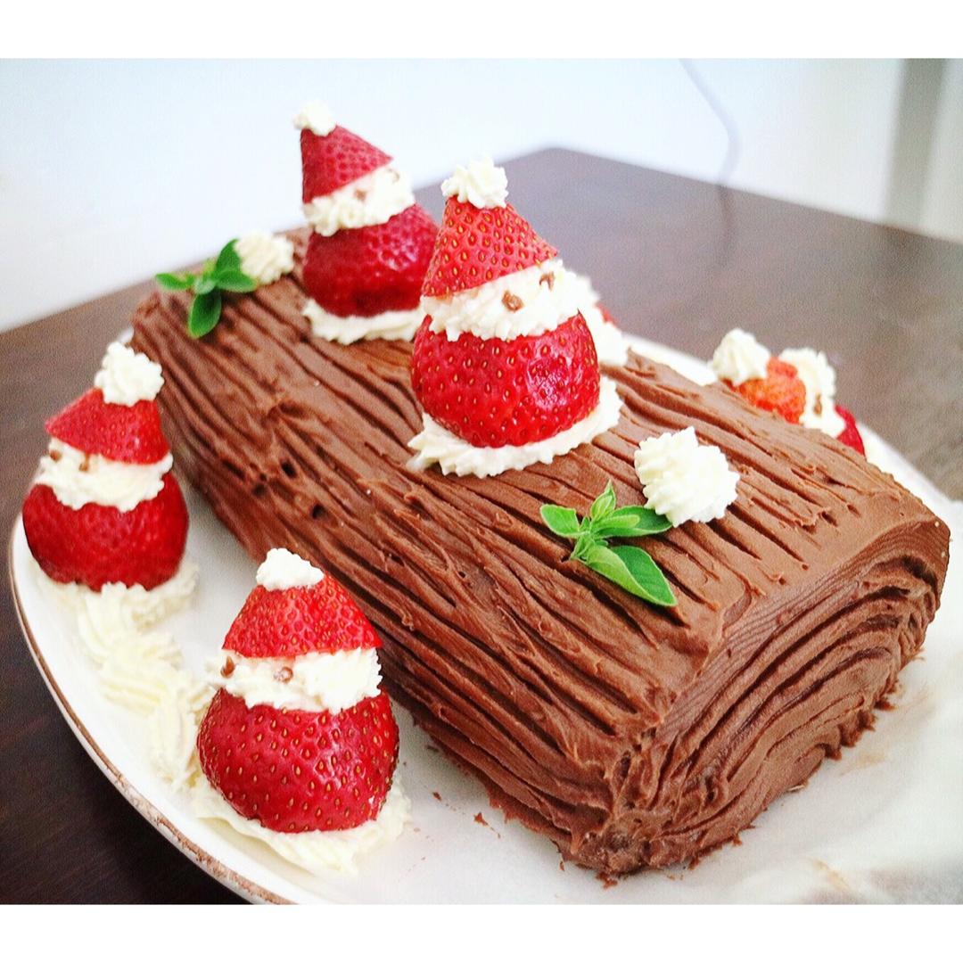 圣诞树干蛋糕（Christmas Log）