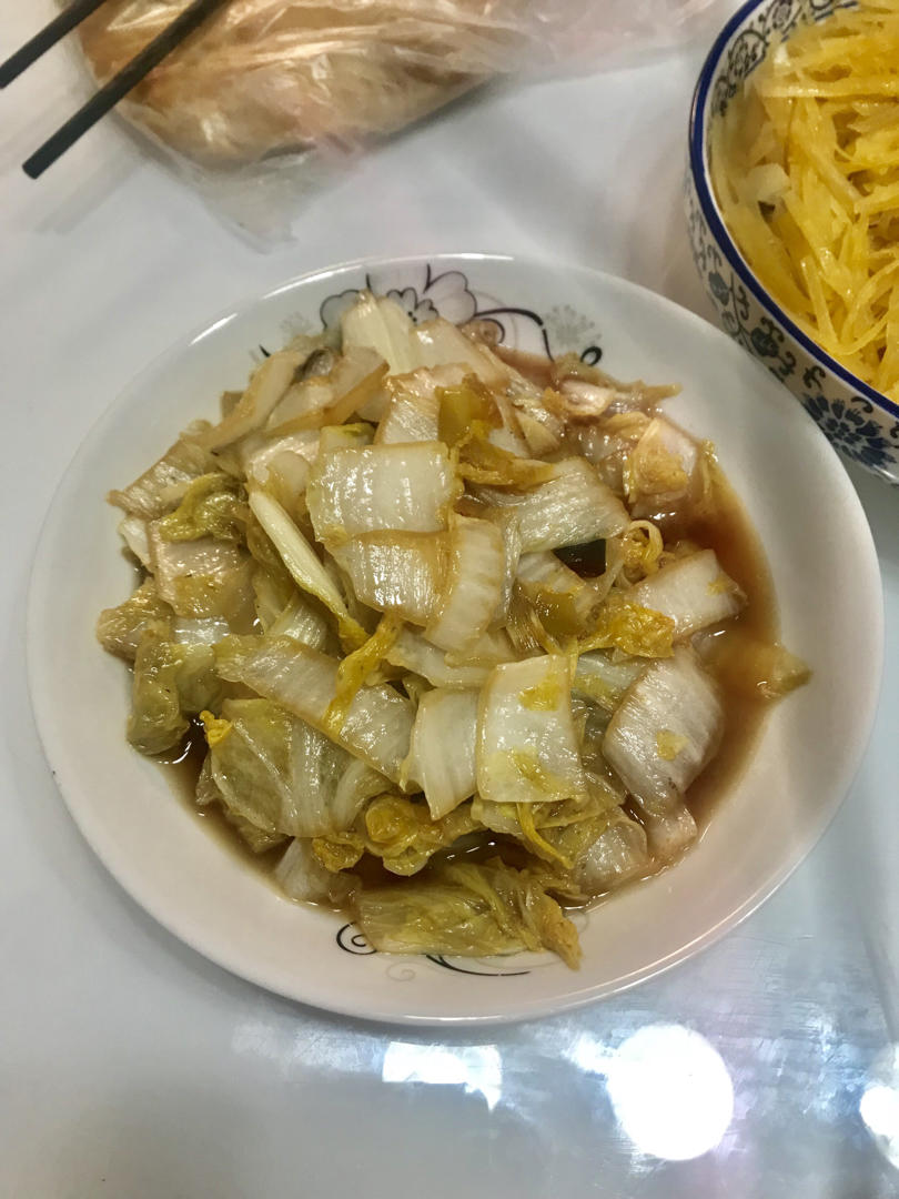 醋溜娃娃菜，教你做的跟饭店一样好吃