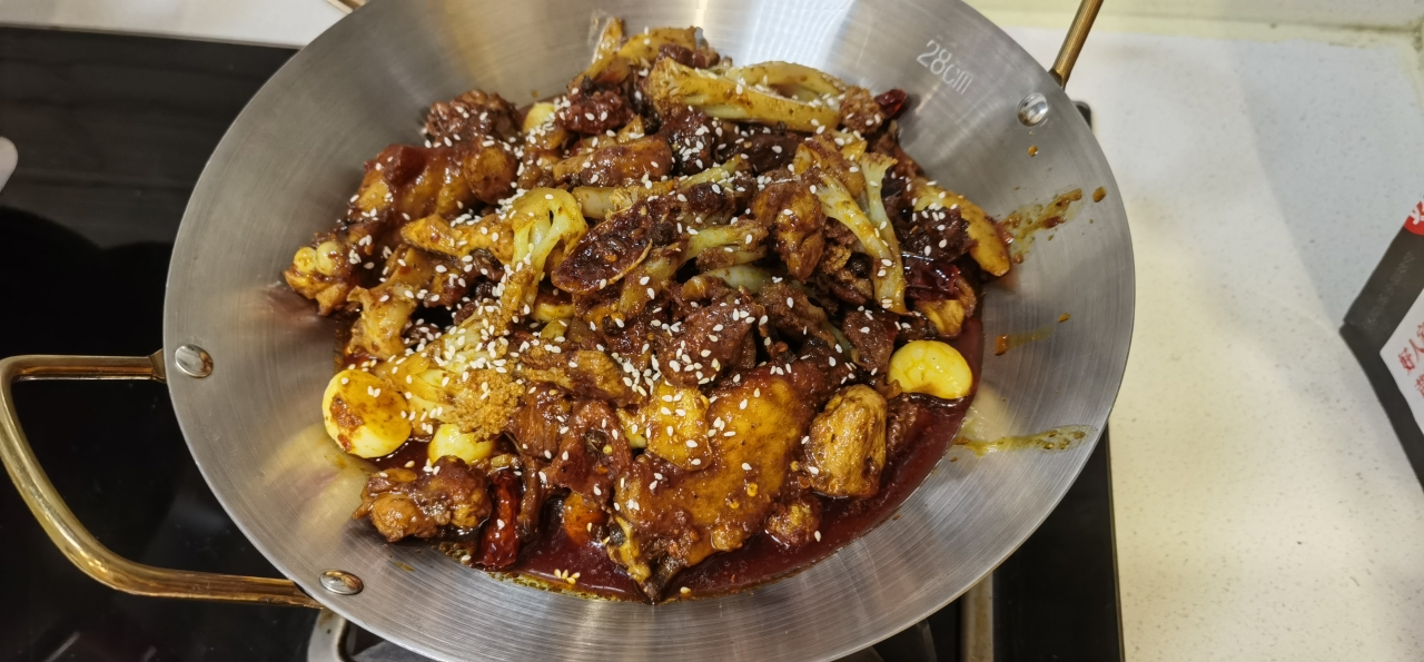 麻辣干锅（排骨、鸡翅、鱿鱼）