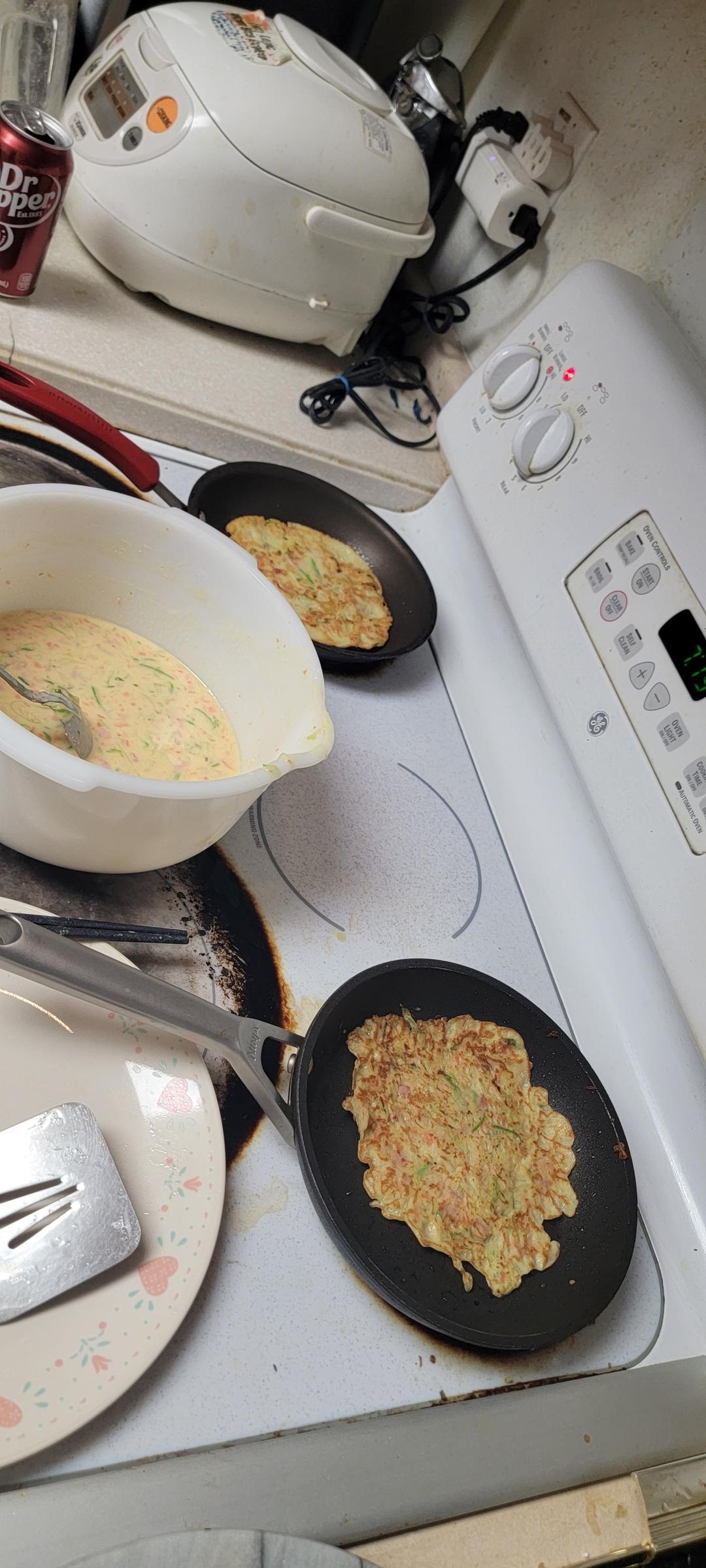 西葫芦鸡蛋饼