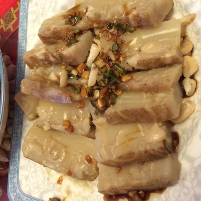 糖小粘做的花生猪皮冻