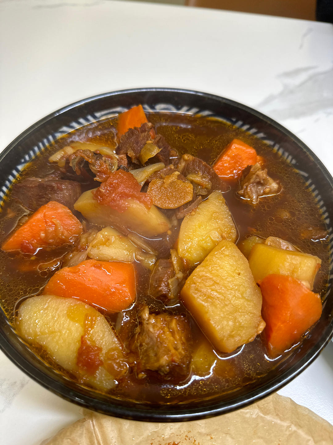 番茄土豆炖牛腩