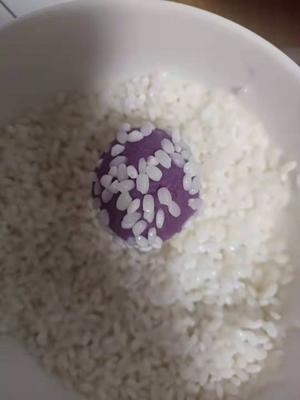 紫薯糯米丸子的做法 步骤8