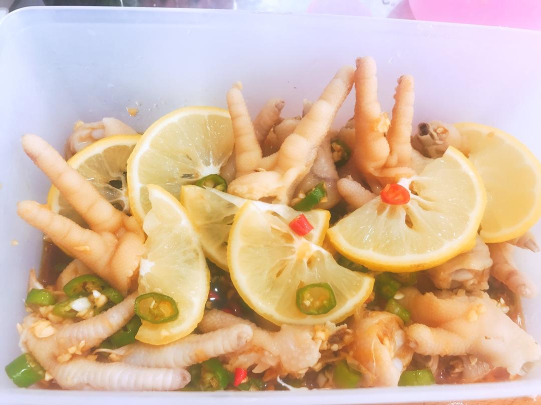 柠檬酸辣鸡爪